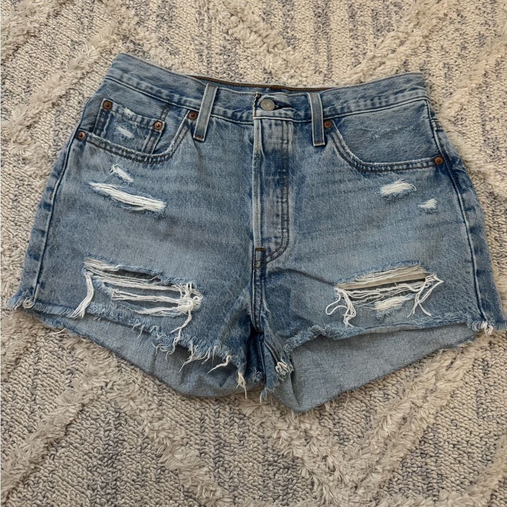 Levi’s 501 high rise shorts